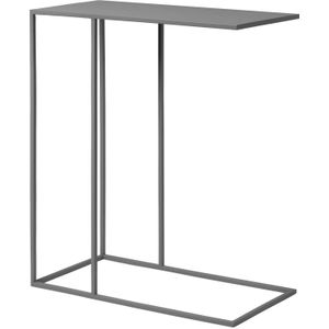 Bijzettafel - Staal - Gepoeerd - 50x25x58 cm