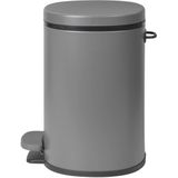 Blomus - Para - Pedaalemmer - Grijs - Kunststof - Soft-Close Deksel