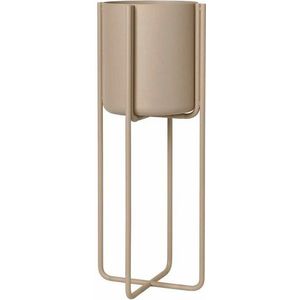 Blomus - Kena - Bloempot - Grijs - Gepoedercoat Staal