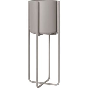 Blomus - Kena - Bloempot - Grijs - Staal