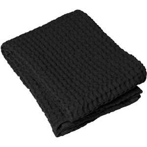 Handdoek CARO 50x100 cm Black