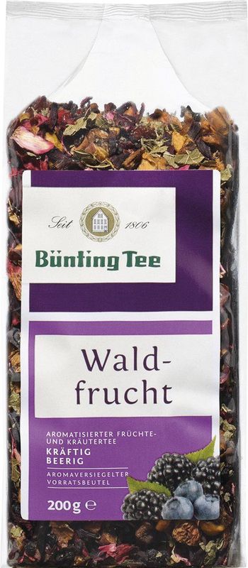 Bünting Tee Waldfrucht, 200g loser Tee, 0.2 von FROG.coffee