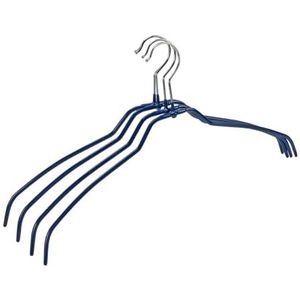 10412411100 Formbügel Slim 42 - 4er Set Kleiderbügel, dunkelblau