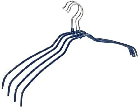 10412411100 Formbügel Slim 42 - 4er Set Kleiderbügel, dunkelblau