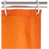 WENKO Duschvorhang "Uni Orange", Höhe 200 cm, waschbar