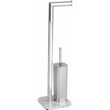 Ständer für Toilettenpapier und Toilettenbürste, onyx- 2 in 1 - Wenko