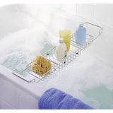 Badplank - Zilver - RVS - Uittrekbaar van 58 tot 92cm