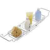 Badplank - Zilver - RVS - Uittrekbaar van 58 tot 92cm