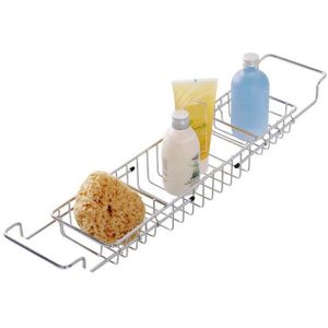 WENKO Badbrug telescopisch van 58 tot 92cm RVS - Badplank - Badrek