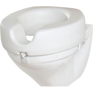 WENKO Secura toiletbril verhoging - 150 kg draagvermogen, kunststof, 41,5 x 17 x 44 cm, wit