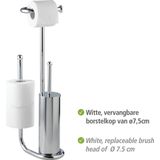 Universalo - WC-Boy - Chroom - 3-in-1 Functie - Inclusief Toiletborstel