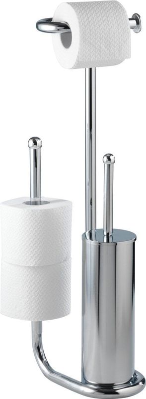 Universalo - WC-Boy - Chroom - 3-in-1 Functie - Inclusief Toiletborstel