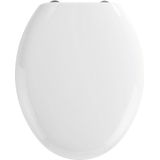 Wenko Toiletbril Mira 37,5 X 45 Cm Rvs Wit