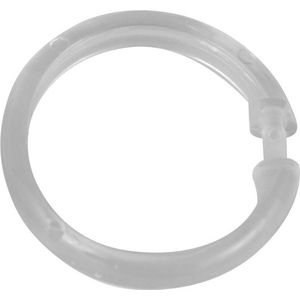 Wenko Douchegordijnringen 6 Cm Transparant 12 Stuks