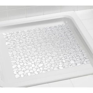 WENKO - Douchemat - Transparant - Antislip - 54 x 54 cm