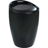 Wenko Badkamer Stoel & Wasmand Candy Zwart