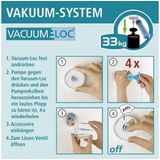 WENKO Duschablage "Vacuum-Loc 2 Etagen", 2 Etagen