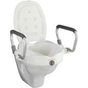 Toiletverhoger - Ergonomisch - Kunststof - Met Rugsteun en Armsteunen