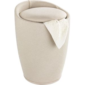 CANDY Hocker mit Waschfach, praktischer 2 in 1 Badesitz - 20 l, WENKO