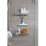 Wenko - Vacuum-Loc Quadro - Wandrek - Transparant - Roestvrijstaal