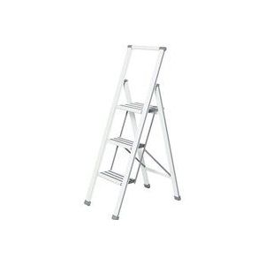 WENKO Trapladder Premium aluminium wit 3 tredes