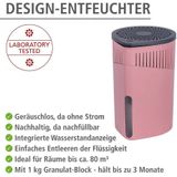 WENKO Luftentfeuchter Drop, für 80 m³ Räume, 1 x 1000 g