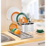 Wenko - Exclusive Duo - Afdruiprek - Chroom - RVS