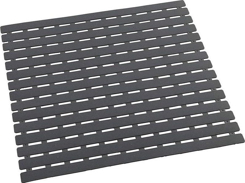 Wenko - Arinos - Badmat - Antraciet - Kunststof - Antisliplaag