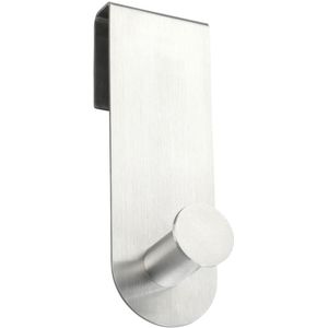 Wenko Ophanghaak Celano - 12,5 x 5 cm - RVS - geschikt voor glazen douchewand met een dikte van 6 - 10 mm