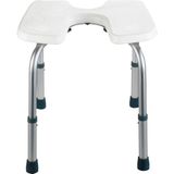 WENKO Hygienehocker "Secura", belastbar bis 120 kg, höhenverstellabr