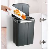 WENKO - Afvalemmer - Wit - Kunststof - Voor Keukendeurtjes