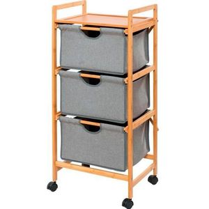 WENKO Trolley Bahari Badkamermeubel van Bamboe
