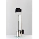 WENKO - Rivalta - Toiletbutler RVS Mat - Toiletborstel met Houder - Toiletrolhouder en Reserverolhouder