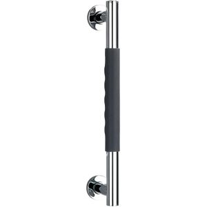 Wenko - Secura Badezimmer-Handlauf, Edelstahl, 40,5 cm