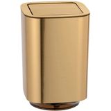 Afvalemmer - Goud - Kunststof - Met Kanteldeksel