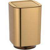 Afvalemmer - Goud - Kunststof - Met Kanteldeksel