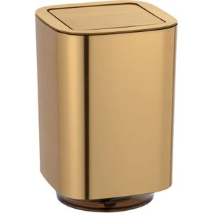 WENKO Auron Gold Cosmetica-emmer met Schommeldekse - Inhoud 5,5  - Kunststo - 17,2 X 25,5 X 17,2 C
