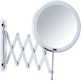 Make-upspiegel - 20 LED's - 5-voudige Vergroting - Telescopische Arm