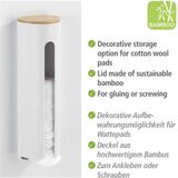 Laresa - Wattenschijfhouder - Wit - Kunststof