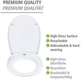 WENKO WC Seat Duroplast meerkleurig 0 x 46 x 39 cm