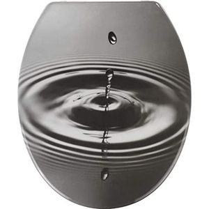 WC-Sitz Waterdrop Grau