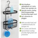 Classic Plus Black - Doucherek - Zwart - Staal