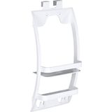 Doucherek - Wit - Kunststof - 2 Opbergvakken