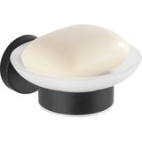 WENKO Zeepschaal Bosio RVS zwart mat