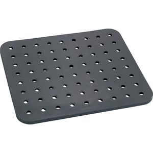 Gootsteenmat 31x27,5cm grijs Wenko