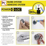 WENKO - Bosio - Handdoekhouder - Mat Zwart - RVS