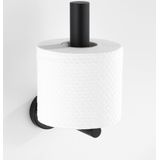 WENKO - Bosio - Reserverolhouder - Mat Zwart - RVS