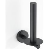WENKO - Bosio - Reserverolhouder - Mat Zwart - RVS