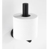 WENKO - Bosio - Reserverolhouder - Mat Zwart - RVS
