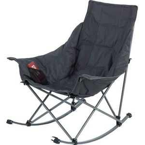 Maximex Opvouwbare schommelstoel - inklapbare schommelstoel, polyester, 90 x 100 x 90 cm, antraciet